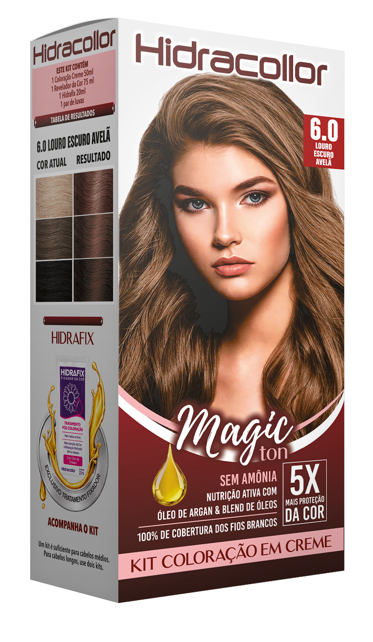 Hidracollor Magic Ton 6.0 Louro Escuro Avelã