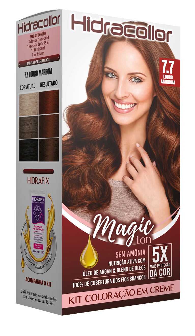 Hidracollor Magic Ton 7.7 Louro Marrom