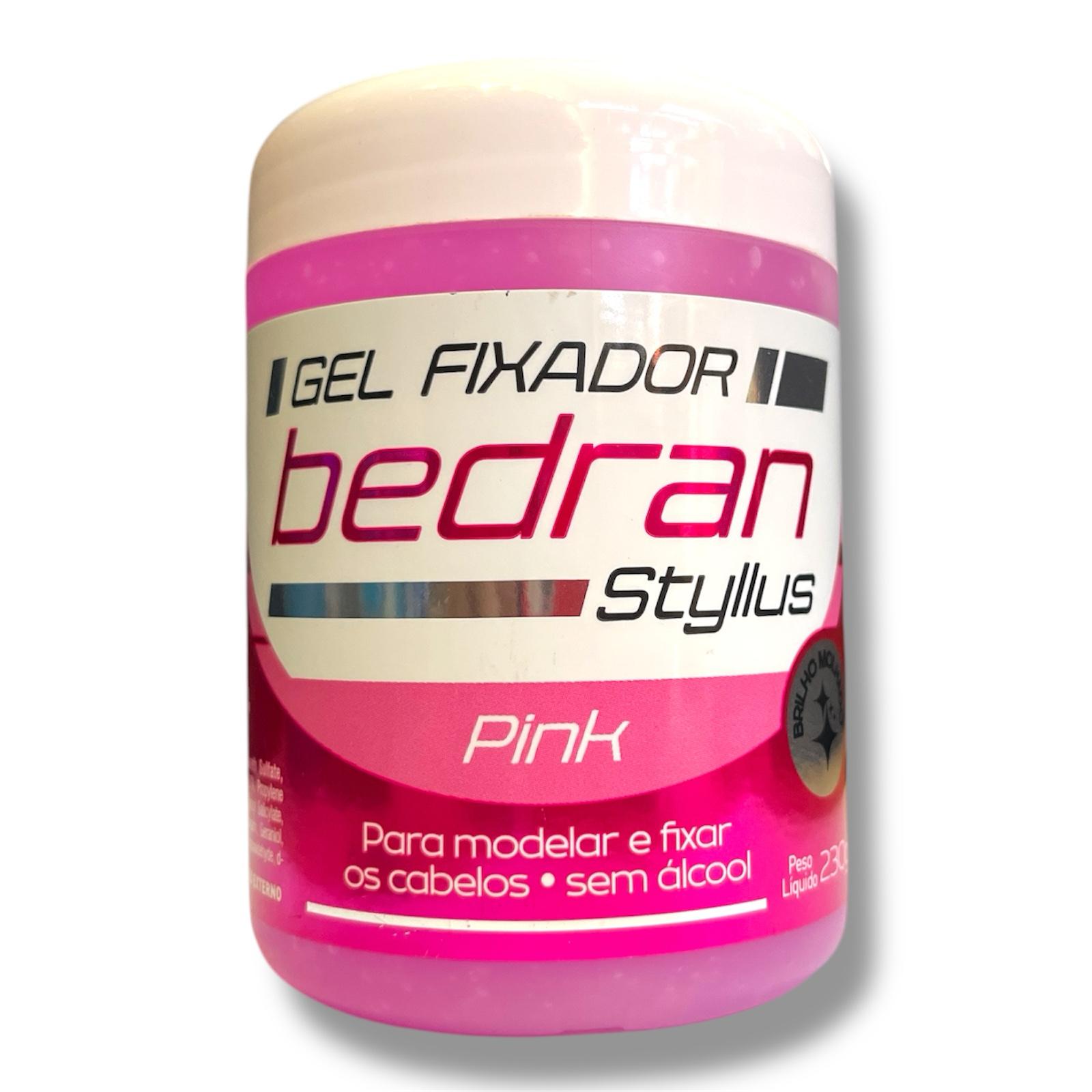 Bedran Gel Fixador Rosa 230g