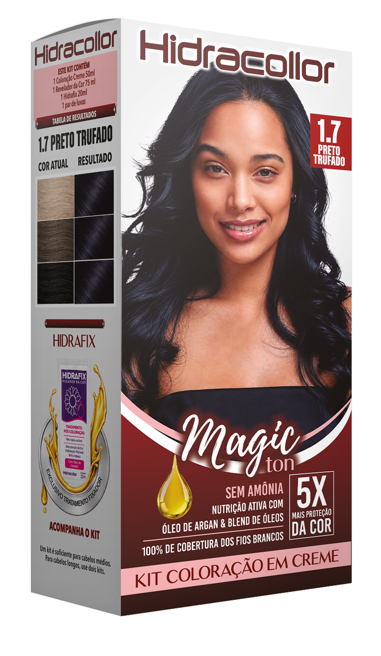 Hidracollor Magic Ton 1.7 Preto Trufado