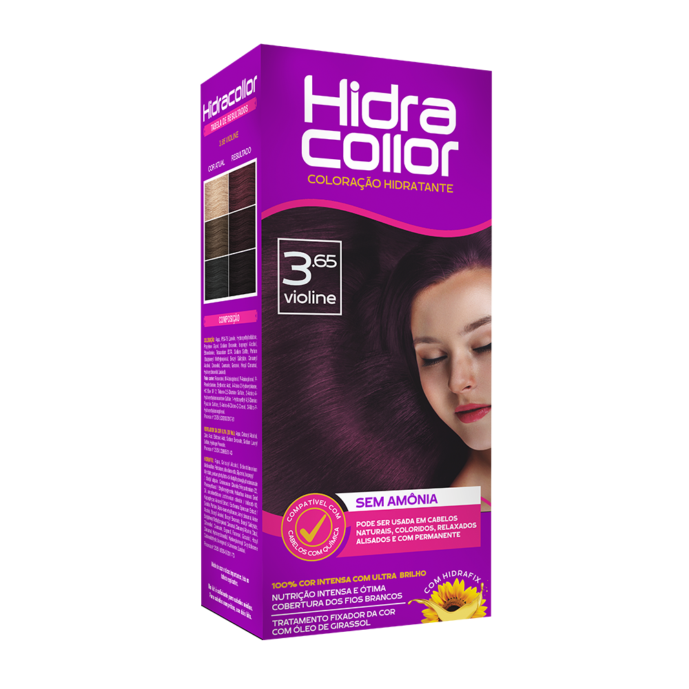 Coloração Hidratante HidraCollor 100ml - 3.65 Violine