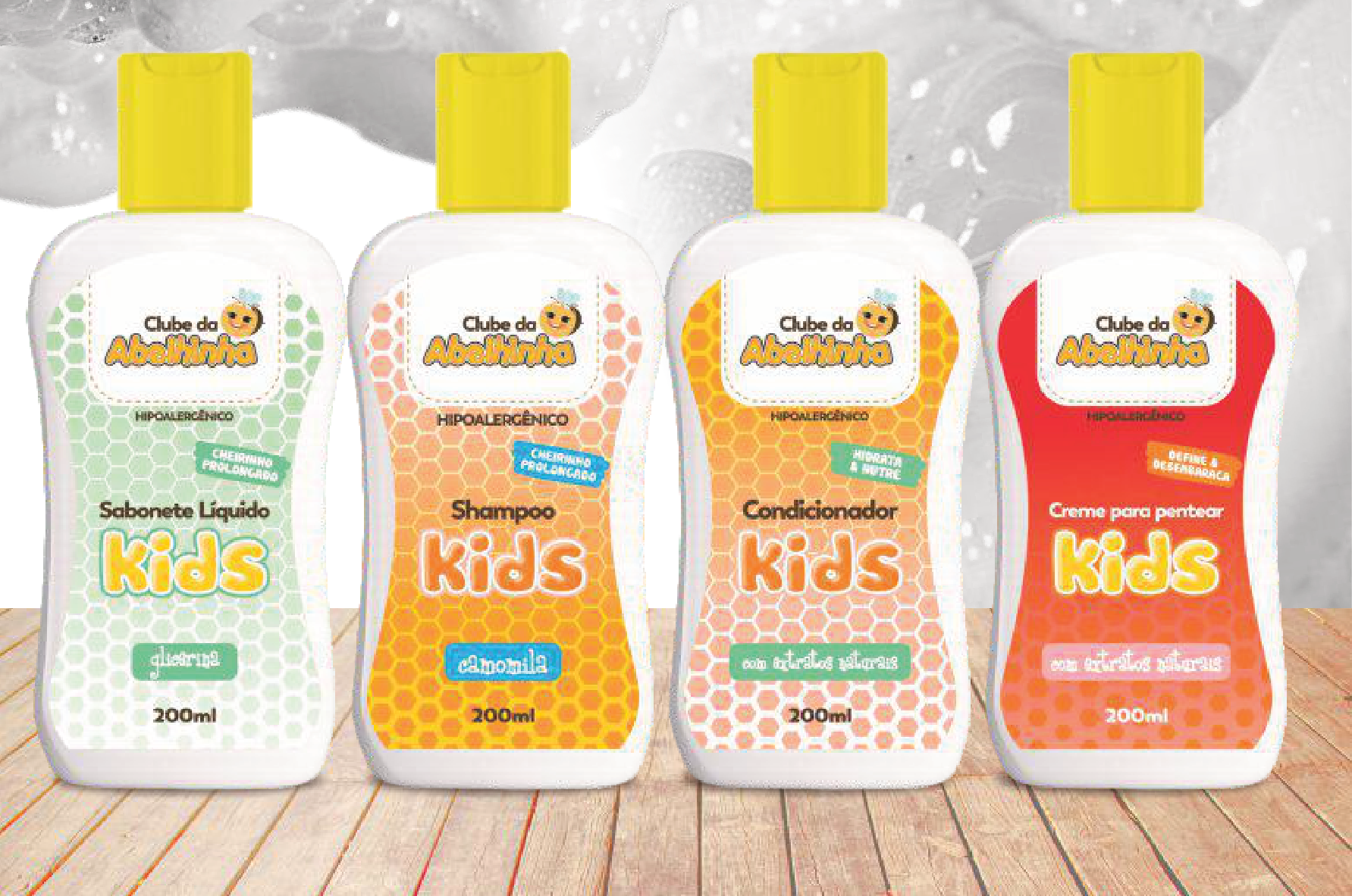 Shampoo Kids Clube da Abelhinha 200ml