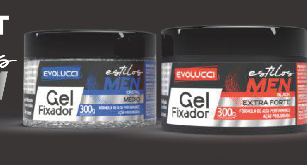Evolucci Gel Fixador Black Extra Forte 300g