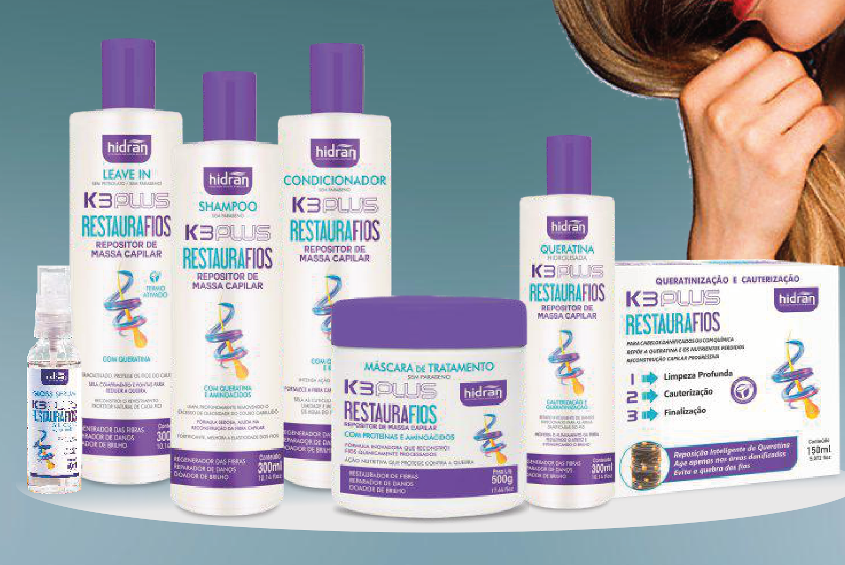 K3 Plus Restaura Fios GlossSerum 60ml