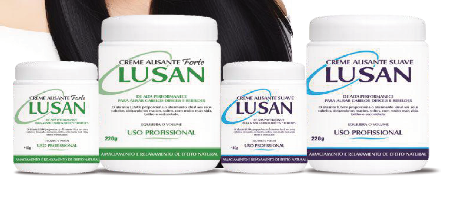 Creme Alisante Lusan Forte 110g