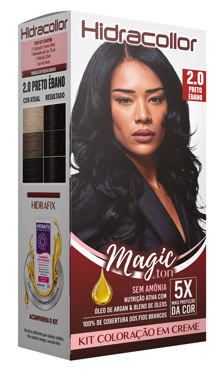 Hidracollor Magic Ton 2.0 Preto Ébano