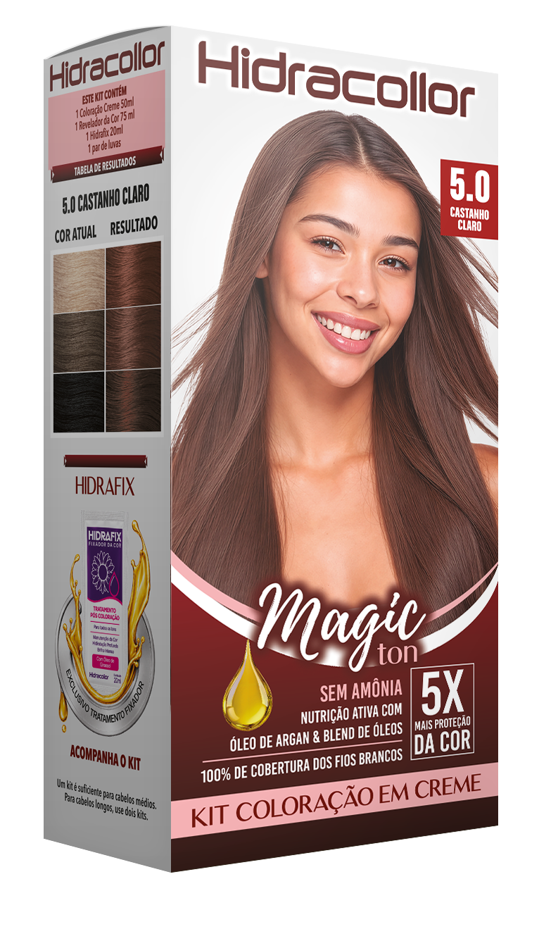 Hidracollor Magic Ton 5.0 Castanho Claro