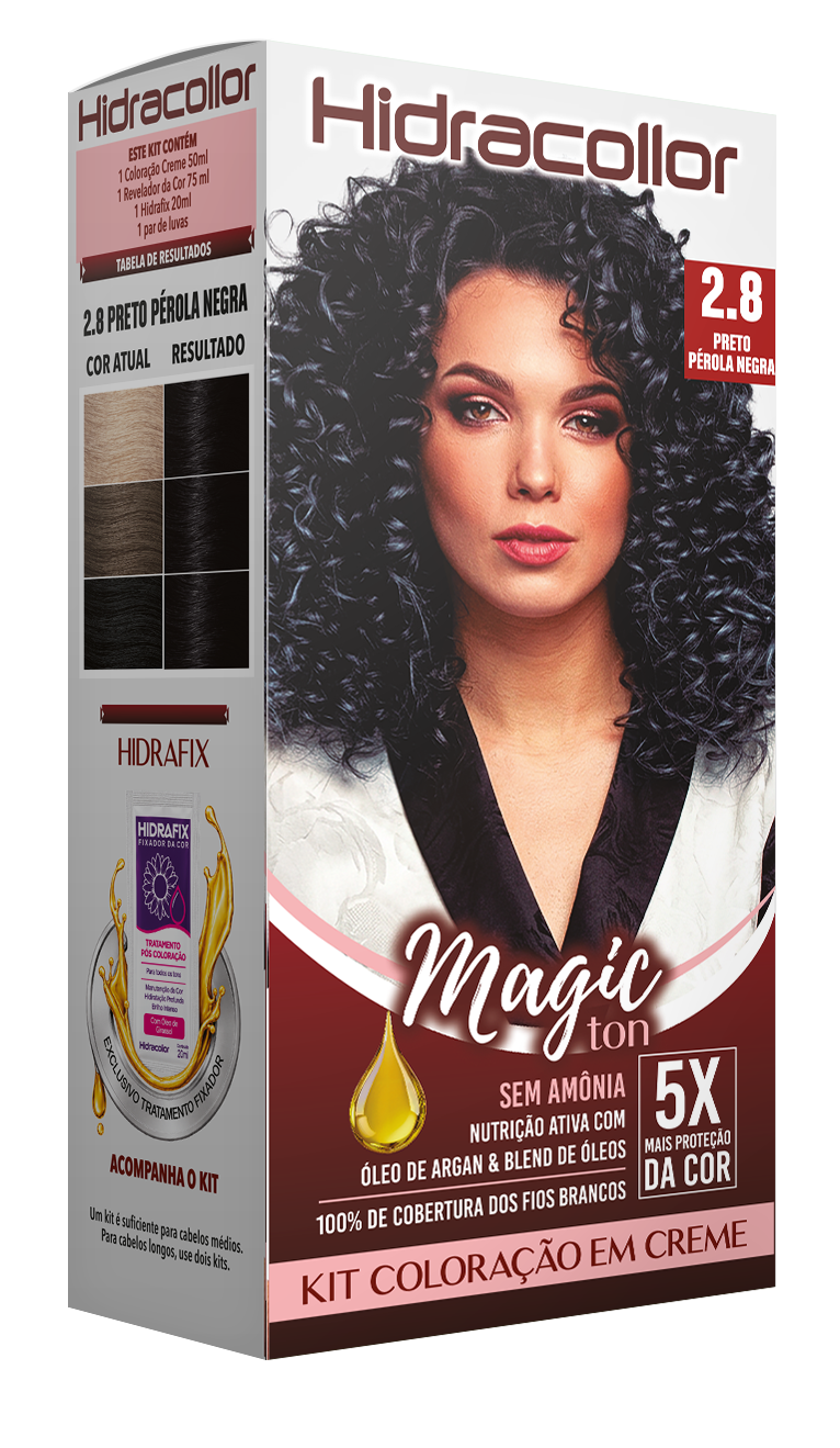 Hidracollor Magic Ton 2.8 Preto Pérola Negra