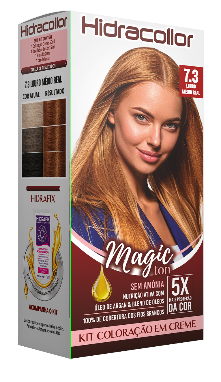 Hidracollor Magic Ton 7.3 Louro Médio Real