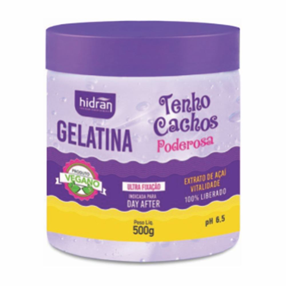 Gelatina Tenho Cachos Poderosa Açaí 500g