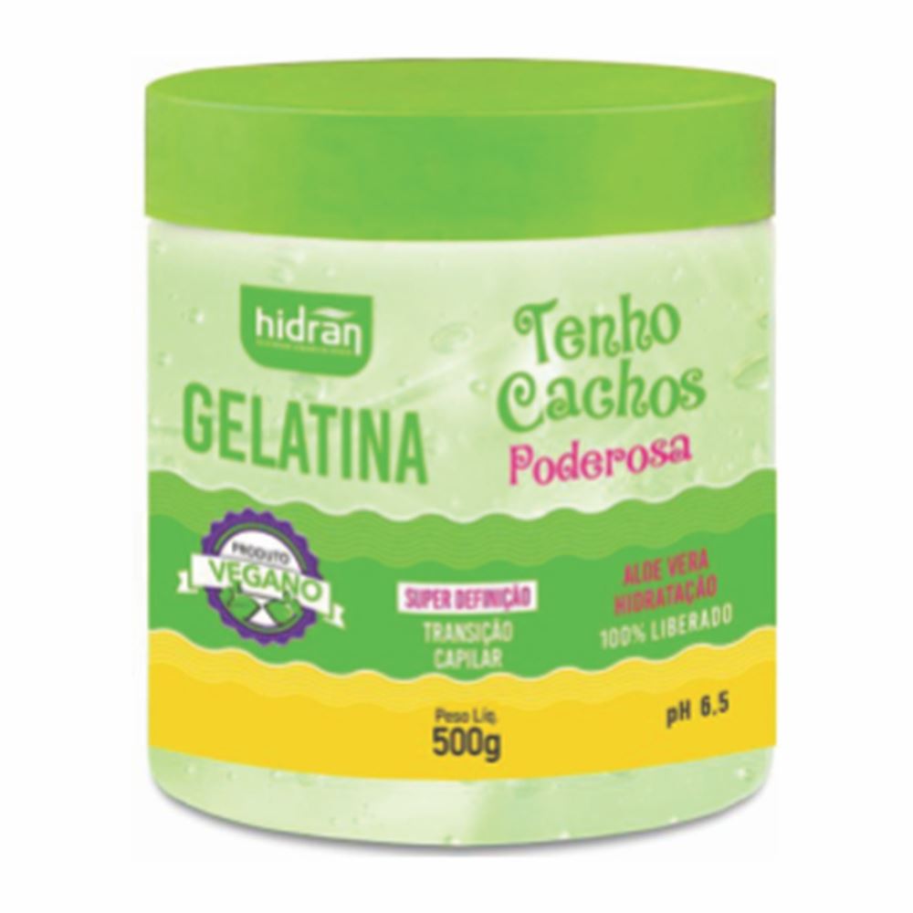 Gelatina Tenho Cachos Poderosa Aloe Vera 500g