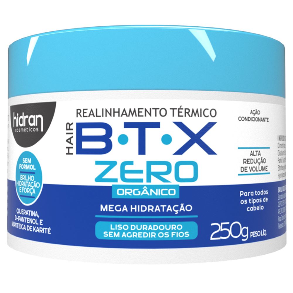 Hair BTX Zero Mega Hidratação 250g
