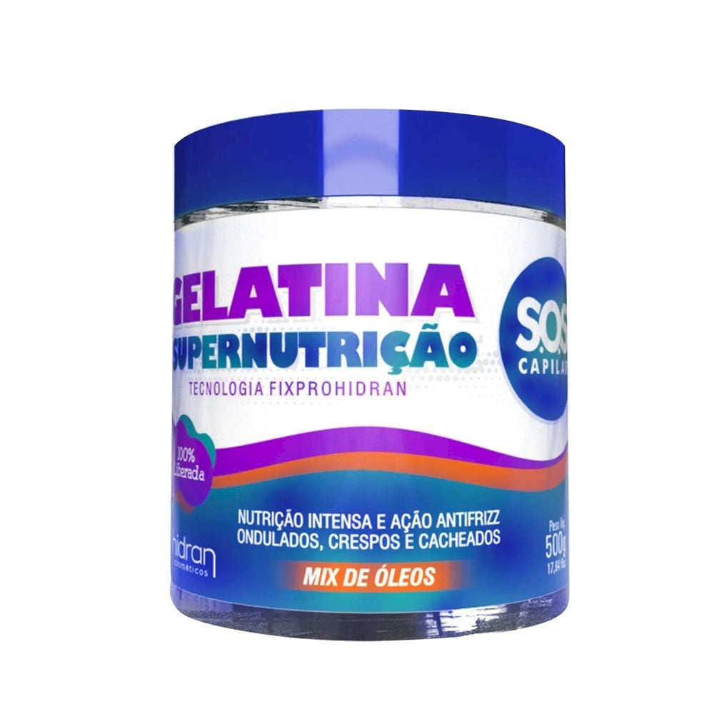 Hidran SOS Gelatina SuperNutrição 500g