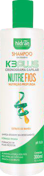K3 Plus Nutre Fios Shampoo 300ml