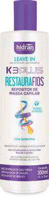 K3 Plus Restaura Fios Leave-in 300ml