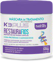 K3 Plus Restaura Fios Máscara de Tratamento 500g