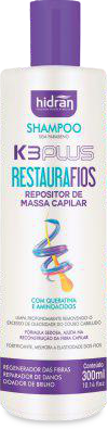K3 Plus Restaura Fios Shampoo 300ml