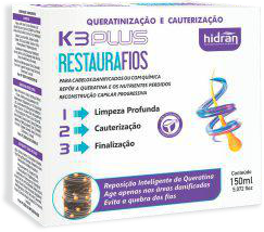 K3 Plus Restaura Kit Queratinização e Cauterização 150ml