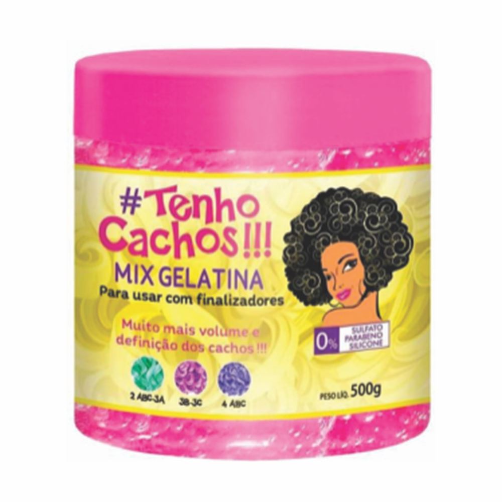 Mix Gelatina Tenho Cachos 500g