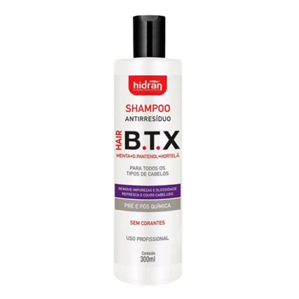 Shampoo Antirresíduos BTX Hidran 300ml